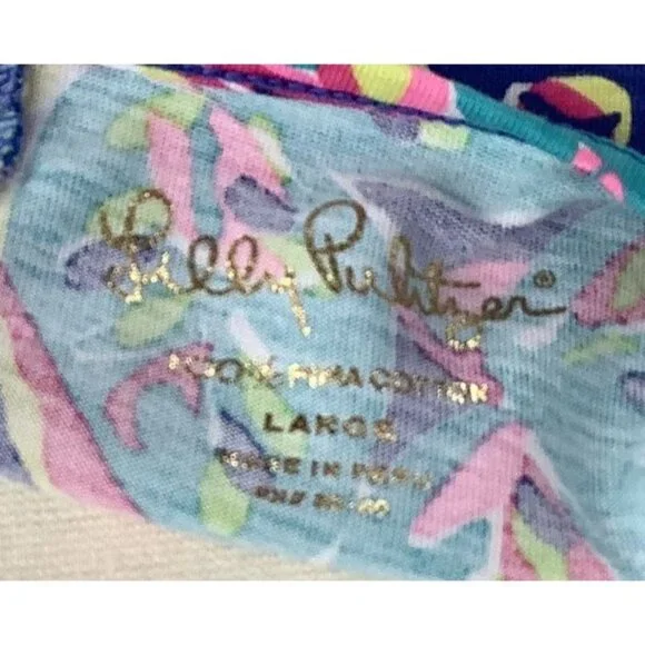 Lilly Pulitzer Marlowe Toucan Play Pink Blue Green Mini Lightweight Dress Large - Picture 6 of 8